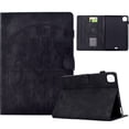 thumbnail image 1 of Dteck Case for iPad Pro 11 inch Case (M4) 2024, Embossed Stand with Multiple Viewing Angles Stand PU Leather Back Cover, Black, 1 of 6