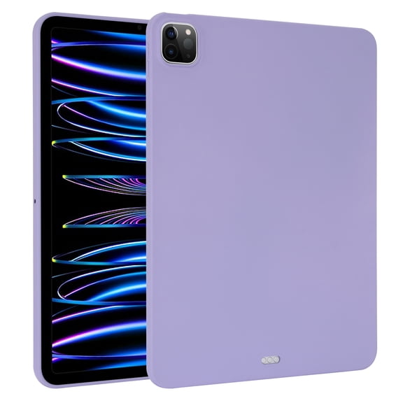 Dteck Case for iPad Pro 13 Inch 2024 , Skin-Friendly Durable Silicone Protective Cover,Slim and Protable,Purple