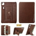 thumbnail image 1 of Dteck Case for iPad Pro 13 inch 2024,Luxury Leather Magnetic Card Slots Wallet Case Stand Shockproof Cover for iPad Pro 13-in. (M4),Darkbrown, 1 of 7