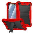 thumbnail image 1 of Dteck Case for iPad mini 5 / iPad mini 4 with Screen Protector Film, Dteck Heavy 3 IN 1 Rugged Shockproof Case Kickstand Protective Cover, Red, 1 of 8