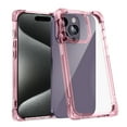 thumbnail image 1 of Dteck Case for iPhone 11 6.1-Inch, Non-Yellowing Shockproof Phone Bumper Cover, Anti-Scratch Clear Back,Pink, 1 of 7
