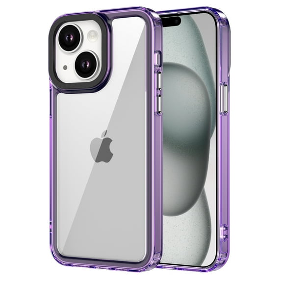 Dteck Case for iPhone 11, Non-Yellowing Shockproof Bumper Protective Phone Cover, Anti-Scratch Hard PC Back Cover for iPhone 11 6.1 Inch,Purple
