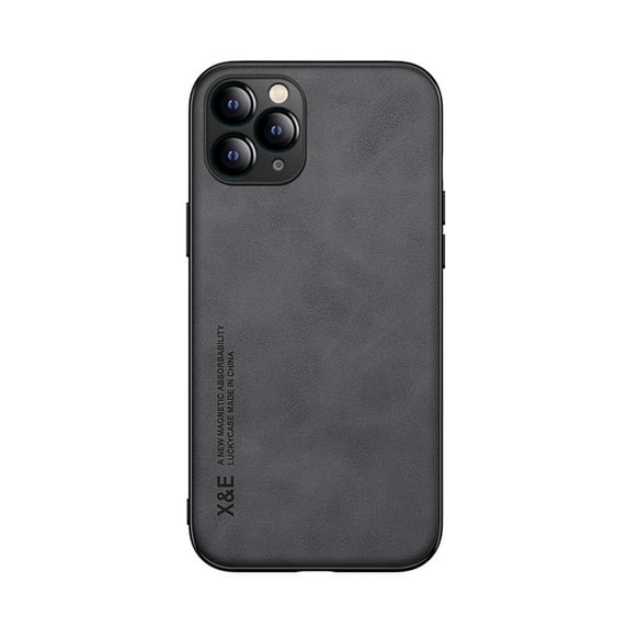 Dteck Case for iPhone 11 Pro Max , Luxurious Leather Cover Case Protective Ultra Thin Anti-Slip Simple Shell Cover for iPhone 11 Pro Max,Darkgray
