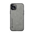 thumbnail image 1 of Dteck Case for iPhone 11 Pro Max , Luxurious Leather Cover Case Protective Ultra Thin Anti-Slip Simple Shell Cover for iPhone 11 Pro Max,Lightgray, 1 of 6