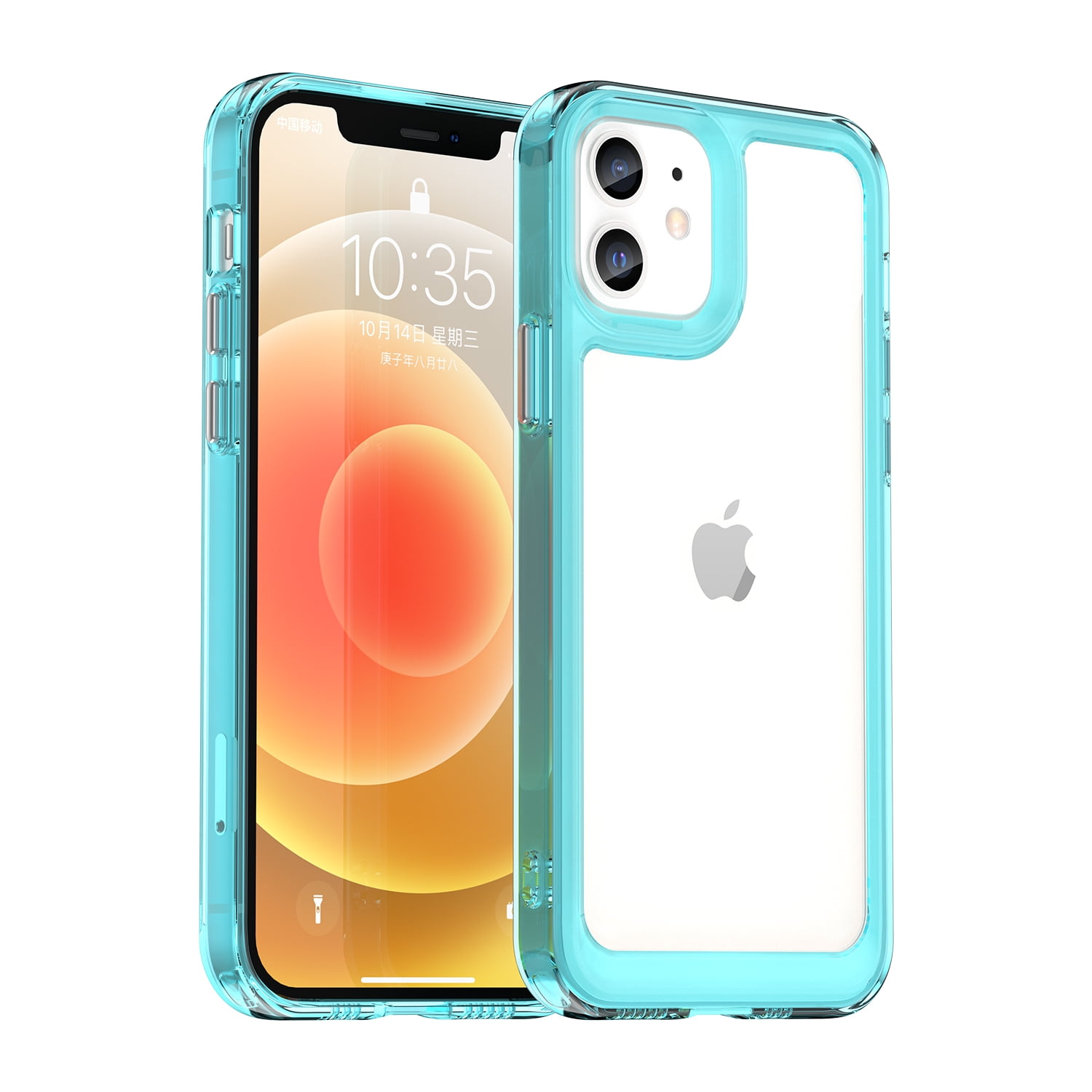 Dteck Case for iPhone 12, inch, Shockproof Rubber Soft TPU