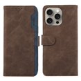 thumbnail image 1 of Dteck Case for iPhone 12 Pro Max Wallet Cover, Magnetic Shockproof with RFID Blocking Wallet Card Slot Anti-Fingerprint Slim Cover Shell, Brown, 1 of 7