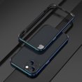 thumbnail image 1 of Dteck Case for iPhone 13 6.1-inch,Shockproof Metal Aluminum Bumper Frame Slim Case with Camera Lens Protector Cover for iPhone 13,Black+Blue, 1 of 9
