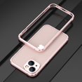thumbnail image 1 of Dteck Case for iPhone 13 6.1-inch,Shockproof Metal Aluminum Bumper Frame Slim Case with Camera Lens Protector Cover for iPhone 13,Pink, 1 of 9