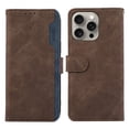 thumbnail image 1 of Dteck Case for iPhone 13 Wallet Cover, Magnetic Shockproof with RFID Blocking Wallet Card Slot Anti-Fingerprint Slim Cover Shell, Brown, 1 of 7