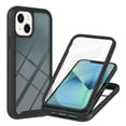 thumbnail image 1 of Dteck Case for iPhone 14 Plus 6.7 inch (2022 Release), Dual Layer Rugged Clear Bumper Case with Built-in Screen Protector,Black, 1 of 6
