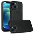 thumbnail image 1 of Dteck Case for iPhone 14 Plus,Magnetic Leather+Rubber Mag-Safe Case Shockproof Durable Business Slim Back Cover,Black, 1 of 7