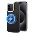 thumbnail image 1 of Dteck Case for iPhone 15 Pro Max,Magnetic Leather Case Mag-Safe Shockproof TPU Slim Luxury Business Back Cover, Black, 1 of 6