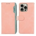 thumbnail image 1 of Dteck Case for iPhone 15 Pro Max Wallet Cover, Magnetic Shockproof with RFID Blocking Wallet Card Slot Anti-Fingerprint Slim Cover Shell, Pink, 1 of 7