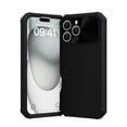 thumbnail image 1 of Dteck Case for iPhone 16 Pro,Shockproof Rubber + PC Case Compatible with MagSafe Built-in Camera Lens Protector Cover for iPhone 16 Pro,Black, 1 of 5