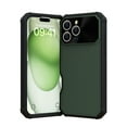 thumbnail image 1 of Dteck Case for iPhone 16 Pro,Shockproof Rubber + PC Case Compatible with MagSafe Built-in Camera Lens Protector Cover for iPhone 16 Pro,Green, 1 of 5