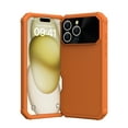 thumbnail image 1 of Dteck Case for iPhone 16 Pro,Shockproof Rubber + PC Case Compatible with MagSafe Built-in Camera Lens Protector Cover for iPhone 16 Pro,Orange, 1 of 5