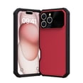 thumbnail image 1 of Dteck Case for iPhone 16 Pro,Shockproof Rubber + PC Case Compatible with MagSafe Built-in Camera Lens Protector Cover for iPhone 16 Pro,Rose, 1 of 5