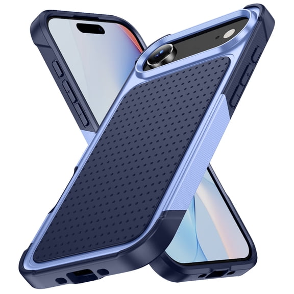 Dteck Case for iPhone Air,Shockproof TPU+PC Case Back Cover for iPhone Air,Lightpurple