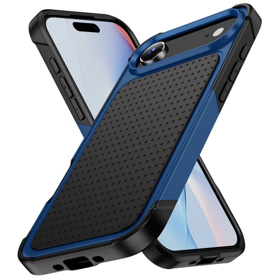 Dteck Case for iPhone Air,Shockproof TPU+PC Case Back Cover for iPhone Air,Navyblue