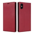 thumbnail image 1 of Dteck Case for iPhone XR, Business Style PU Leather Wallet Folio Case Magnetic Closure Kickstand Full Protection Case Compatible with iPhone XR,Red, 1 of 4