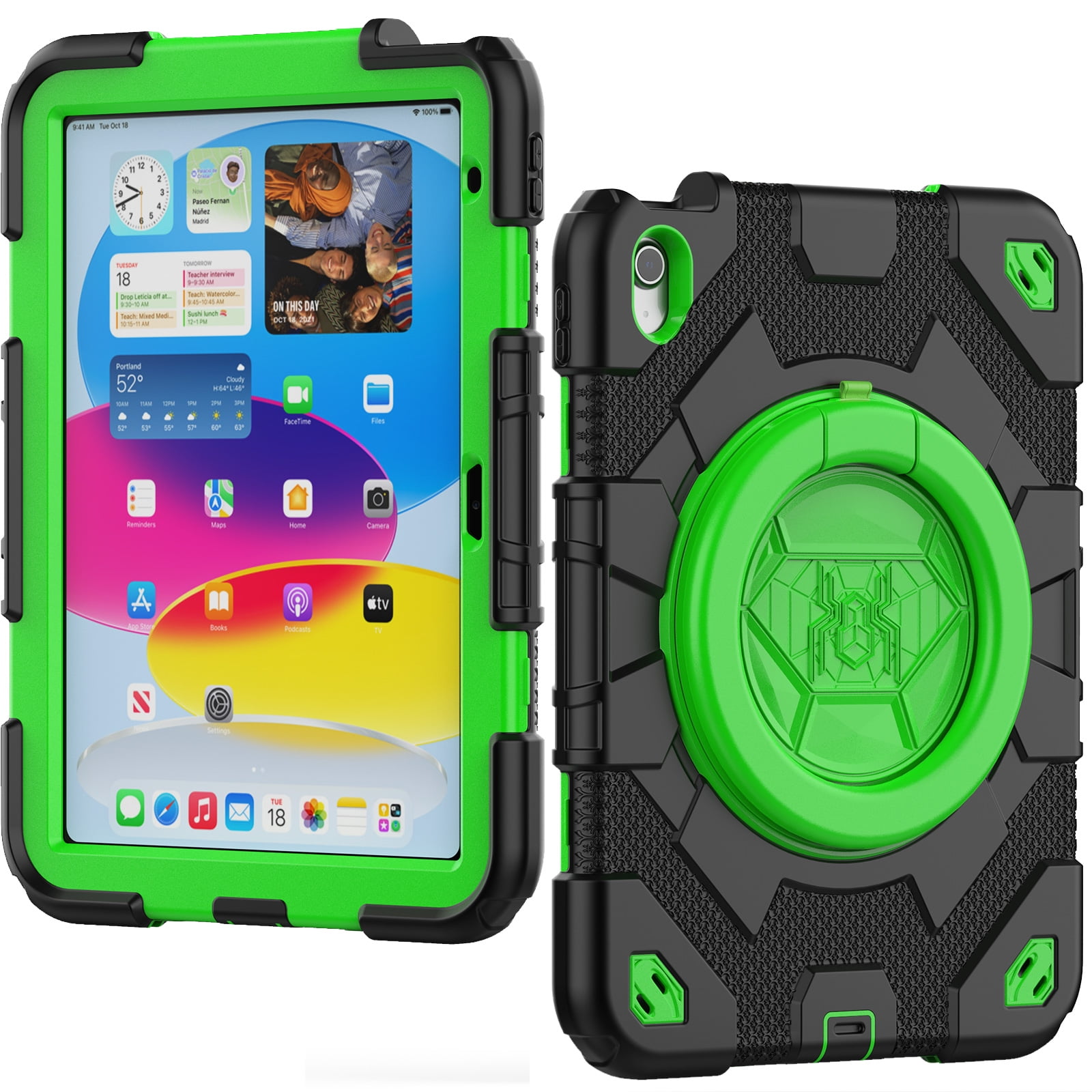 Dteck Case for iPad 10th Generation 10.9 Inch 2022, Heavy Duty