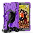 thumbnail image 1 of Dteck Case for iPad 9th/ 8th/ 7th Generation 10.2", Heavy Duty Shell with Rotating Stand/Hand/Crossbody Strap,Sturdy Shockproof iPad 10.2" Case (2021/2020/2019),Purple, 1 of 8
