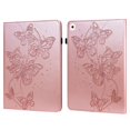 thumbnail image 1 of Dteck Case for iPad 9th Generation 10.2 inch 2021,iPad 8th Gen 2020 Smart Butterfly Pattern Leather Card Holder Wallet Case Kickstand Hybrid Rubber Folio Flip Cover for iPad 7th Gen 10.2" 2019,Pink, 1 of 8