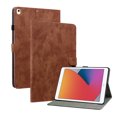 thumbnail image 1 of Dteck Case for iPad 9th Generation (2021) / 8th Generation (2020) / 7th Gen (2019) 10.2 Inch,Slim Fit Lightweight Smart Cover Auto Sleep Wake Shockproof Folio Stand Case for Apple iPad 10.2",Brown, 1 of 5
