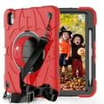 thumbnail image 1 of Dteck Case for iPad (A16) 11th Gen 2025/10th Generation 10.9 inch 2022, 360 Rotating Stand & Pencil Holder & Hand & Shoulder Strap Shockproof iPad 11th/10th Generation Case,Red, 1 of 7