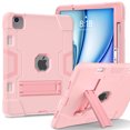 thumbnail image 1 of Dteck Case for iPad Air 11 Inch M3 2025 / M2 2024 Release with Kickstand/Military Grade Heavy Duty Hard Shockproof Soft Silicone Rugged Hybrid Three Layer Protective Stand Cover, Rosegold, 1 of 7