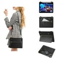 thumbnail image 1 of Dteck Case for iPad Air 13 Inch 2025/2024, Case for iPad Pro 12.9 2022 6th/5th/4th/3rd Generation 2021 2020 2018 with Pencil Holder Pocket, Business PU Leather Crossbody Strap Handbag Case,Black, 1 of 6