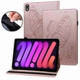 thumbnail image 1 of Dteck Case for iPad Mini 6 2021 (6th Gen), Premium PU Leather Folio Stand Protective Wallet Cover with Multi-Angle Viewing & Pencil Holder, Elastic Strap for iPad Mini 6th Gen 8.3 Inch - Rosegold, 1 of 4