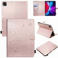 thumbnail image 1 of Dteck Case for iPad Pro 11" 2020 & 2018 with Pencil Holder PU Leather Embossed Pattern Premium Flip Folio Smart Stand Magnetic Cover [Auto Sleep/Wake Feature][Card Holder/Pocket], rosegold, 1 of 4