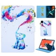 thumbnail image 1 of Dteck Case for iPad Pro 11-in. (M4) 2024,Magnetic Smart Pattern Leather Card Slots Wallet Case Shockproof Rubber Kickstand Cover for iPad Pro 11" 2024,Elephant, 1 of 6