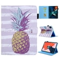 thumbnail image 1 of Dteck Case for iPad Pro 11 inch 2024,Magntic Leather Smart Pattern Case Card Pocket Wallet Shockproof Rubber Kickstand Cover for iPad Pro 11" 2024,Gold Pineapple, 1 of 7