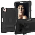 thumbnail image 1 of Dteck Case for iPad Pro 11 inch 4th 3rd 2nd Gen,iPad Air 4th 5th Gen 10.9" Shockproof Rugged 3-Layer Protection Case Kickstand Cover for iPad Pro 11" 2022/2021/2020/2018,Black, 1 of 5