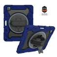 thumbnail image 1 of Dteck Case for iPad Pro 12.9 2022/2021/2020/2018 with Rotating Stand Strap, Dteck 3 Layer Heavy Duty Rugged Protective Case for iPad Pro 12.9 6th/5th/4th/3rd Generation,Deep Blue, 1 of 8