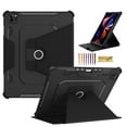 thumbnail image 1 of Dteck Case for iPad Pro 12.9 inch 2022/2021/2020/2018, Magnetic Closure Rotating Case Auto Wake Sleep Smart Cover for 12.9-inch iPad 6th/5th/4th/3rd Gen, Black, 1 of 10