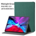 thumbnail image 1 of Dteck Case for iPad Pro 12.9-inch 5th/4th/3th Gen,Shockproof Leather Smart Hybrid Rubber Kickstand Folio Flip Case Protective Slim Cover For iPad Pro 12.9" 2021/2020/2018,Green, 1 of 6