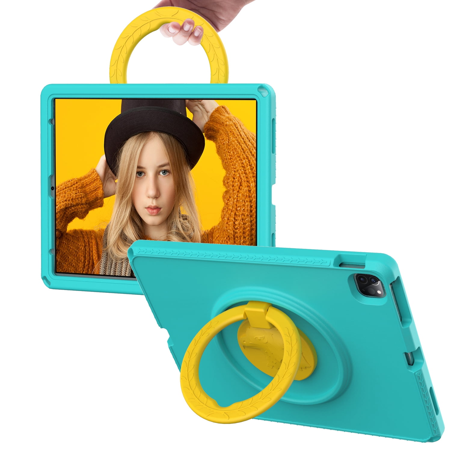 Dteck Case for iPad Pro 12.9 inch 6th 5th 4th 3rd Gen,Shockproof Rugged