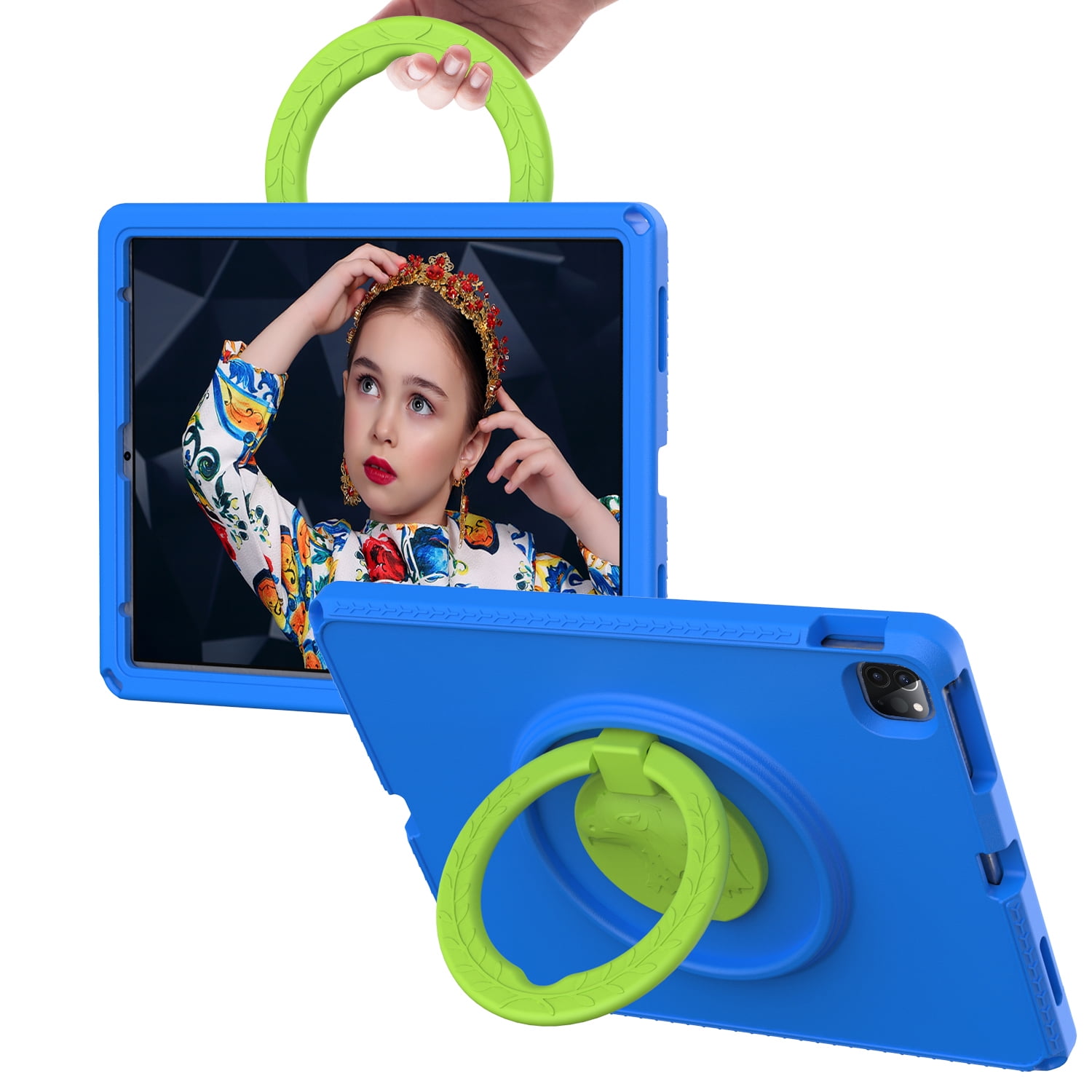 Dteck Case for iPad Pro 12.9 inch 6th 5th 4th 3rd Gen,Shockproof Rugged