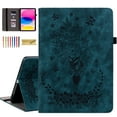 thumbnail image 1 of Dteck Case for iPad mini 5 / mini 4 /mini 3 /mini 2 /iPad mini 7.9", Embossed Butterfly PU Leather Card Holder Folio Cover with Stylus Loop, Multiple Viewing Angles Stand Protective Shell,Blue, 1 of 7