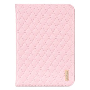 Dteck Case for iPad mini (A17 Pro) 8.3 inch 2024/iPad mini 6th Gen,Shockproof Leather Case Card Holder Wallet Kickstand Folio Cover for iPad mini 6/mini 7,Pink