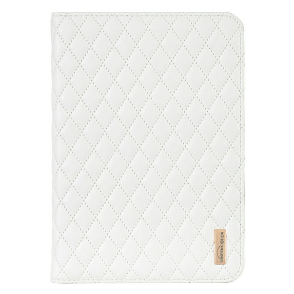 Dteck Case for iPad mini (A17 Pro) 8.3 inch 2024/iPad mini 6th Gen,Shockproof Leather Case Card Holder Wallet Kickstand Folio Cover for iPad mini 6/mini 7,White