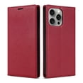 thumbnail image 1 of Dteck Case for iPhone 11 Pro, Business Style PU Leather Wallet Folio Case Magnetic Closure Kickstand Full Protection Case Compatible with iPhone 11 Pro,Red, 1 of 6