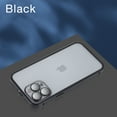 thumbnail image 1 of Dteck Case for iPhone 13 Pro Max 6.7 inch 2021 Release, Shockproof Rugged Forsted PC Backplane Explosion-proof Lens All-inclusive Ultra-thin Lightweight Clear Drop-resistant Auto Buckle, Black, 1 of 6