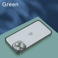 thumbnail image 1 of Dteck Case for iPhone 13 Pro Max 6.7 inch 2021 Release, Shockproof Rugged Forsted PC Backplane Explosion-proof Lens All-inclusive Ultra-thin Lightweight Clear Drop-resistant Auto Buckle, Darkgreen, 1 of 6