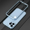 thumbnail image 1 of Dteck Case for iPhone 13 Pro Max 6.7-inch,Shockproof Metal Aluminum Bumper Frame Slim Case with Camera Lens Protector Cover for iPhone 13 Pro Max,Skyblue, 1 of 9
