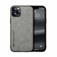 thumbnail image 1 of Dteck Case for iPhone 13 Pro, Ultra Thin Premium Leather Wrapped All-round Lens Protection Simple Design Solid Color Cell Phone Case for iPhone 13 Pro,Lightgray, 1 of 6