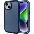 thumbnail image 1 of Dteck Case for iPhone 14 Plus, Compatible with MagSafe, Military-Grade Drop Protection Silicone Protective Phone Cover, Shock-Absorbing Corners Shockproof Magnetic Case 6.7 Inch,Blue, 1 of 5